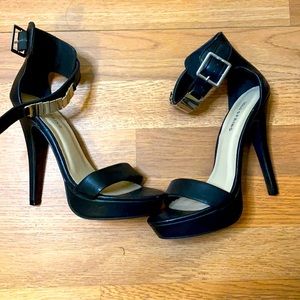 Black heels, size 6